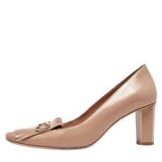 Carolina Herrera Pre-owned Pre-owned Laeder klackskor Beige, Dam