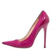 Jimmy Choo Pre-owned Pre-owned Laeder klackskor Purple, Dam