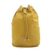 Prada Vintage Pre-owned Tyg prada-vskor Yellow, Dam