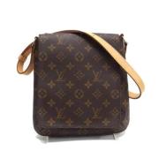 Louis Vuitton Vintage Pre-owned Canvas louis-vuitton-vskor Brown, Dam