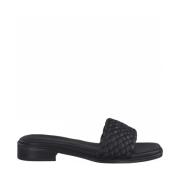 Marco Tozzi Casual Open tofflor Black, Dam