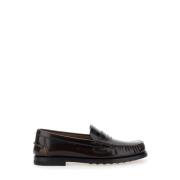 Tod's Bruna platta skor City Moccasin Brown, Dam