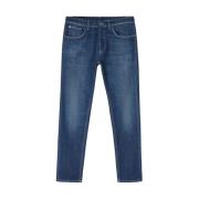 Dondup Slim Fit Carrot Jeans Blue, Herr