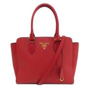 Prada Vintage Pre-owned Tyg prada-vskor Red, Dam