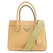 Prada Vintage Pre-owned Tyg prada-vskor Beige, Dam