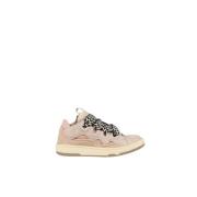 Lanvin 90-talsinspirerad Multimaterial Sneaker Pink, Dam