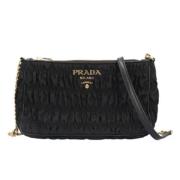 Prada Vintage Pre-owned Tyg prada-vskor Black, Dam