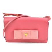 Prada Vintage Pre-owned Tyg prada-vskor Pink, Dam