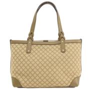 Gucci Vintage Pre-owned Canvas handvskor Beige, Dam