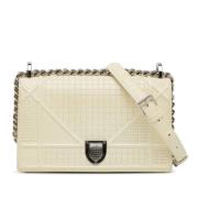 Dior Vintage Pre-owned Laeder crossbodyvskor White, Dam