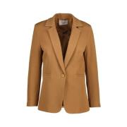 Amélie & Amélie Cognac Chic Blazer Brown, Dam