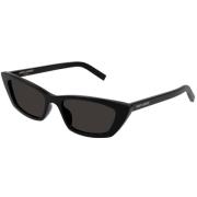 Saint Laurent Cat Eye Solglasögon i Svart Black, Dam