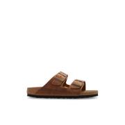 Birkenstock `Arizona BS` Slides Brown, Dam