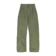 Carhartt Wip Straight Trousers Green, Herr