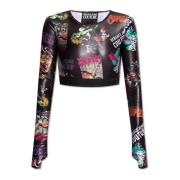 Versace Jeans Couture Topp med ett mönster Multicolor, Dam