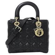 Dior Vintage Pre-owned Tyg dior-vskor Black, Dam