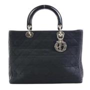 Dior Vintage Pre-owned Tyg dior-vskor Black, Dam