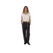 Designers Remix Lucille Top - Stilfull Ute Topp Beige, Dam