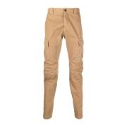 C.p. Company Satin Stretch Cargo Byxa - 48 Beige, Herr