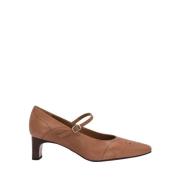 Lottusse Mole Calfskin Smithson Pumps Salon Mercedes Brown, Dam