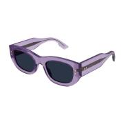 Gucci Stiliga solglasögon Gg1215S färg 003 Purple, Dam