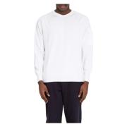 C.p. Company Metropolis Stretch Cotton Sweater White, Herr