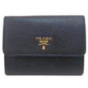 Prada Vintage Pre-owned Laeder plnbcker Black, Dam