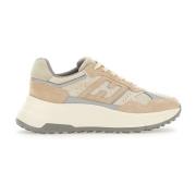 Hogan Beige Sneakers Multicolor, Dam