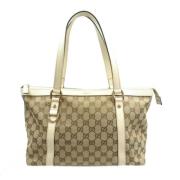 Gucci Vintage Pre-owned Tyg gucci-vskor Beige, Dam