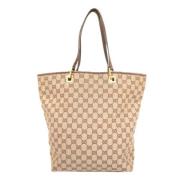 Gucci Vintage Pre-owned Tyg gucci-vskor Brown, Dam