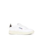 Autry Vita Lädersneakers med Perforerad Tå White, Herr