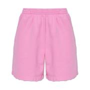 Balenciaga Shorts med logotyp Pink, Dam