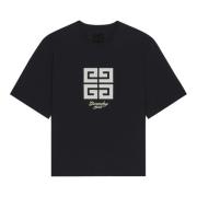 Givenchy Svart T-shirt med 4G emblem Black, Herr