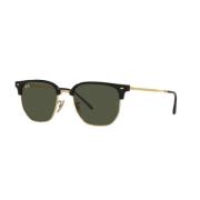 Ray-Ban Nya Clubmaster 4416 Solglasögon i Svart Black, Unisex