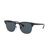 Ray-Ban Clubmaster Metal Solglasögon i Svart Black, Unisex