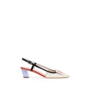 Roger Vivier Färgblock Lackläder Slingback Pumps Multicolor, Dam