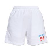 Sporty & Rich Bomullsshorts White, Unisex