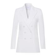 IVY OAK Dubbelknäppt Blazer Snövit White, Dam