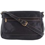 Celine Vintage Pre-owned Laeder axelremsvskor Black, Dam