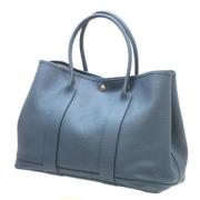 Hermès Vintage Pre-owned Tyg handvskor Blue, Dam