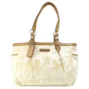 Coach Pre-owned Pre-owned Tyg handvskor Beige, Dam