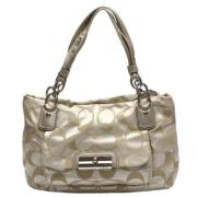 Coach Pre-owned Pre-owned Tyg handvskor Gray, Dam