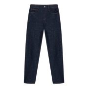 Aeron Klassiska Denimbyxor Blue, Dam