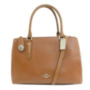 Coach Pre-owned Pre-owned Tyg handvskor Brown, Dam