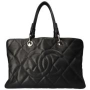 Chanel Vintage Pre-owned Tyg chanel-vskor Black, Dam