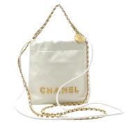 Chanel Vintage Pre-owned Tyg chanel-vskor Beige, Dam