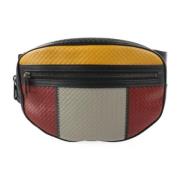 Bottega Veneta Vintage Pre-owned Laeder crossbodyvskor Multicolor, Dam