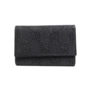 Gucci Vintage Pre-owned Canvas nyckelhllare Black, Dam