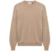 Roy Roger's Beige Ull Cashmere Tröja Beige, Herr