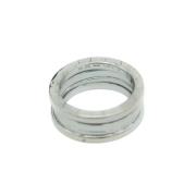 Bvlgari Vintage Pre-owned Vitt guld ringar Gray, Dam